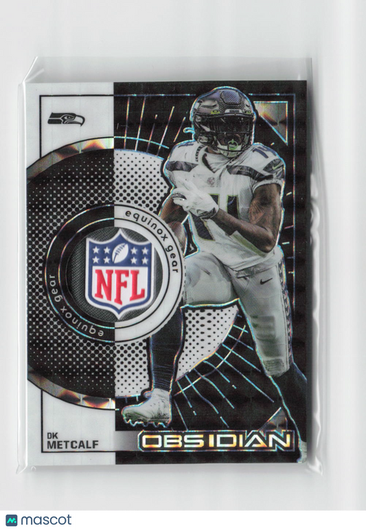 2022 Obsidian DK Metcalf Equinox Gear Black Finite Shield Patch 1/1 #EG-DKM