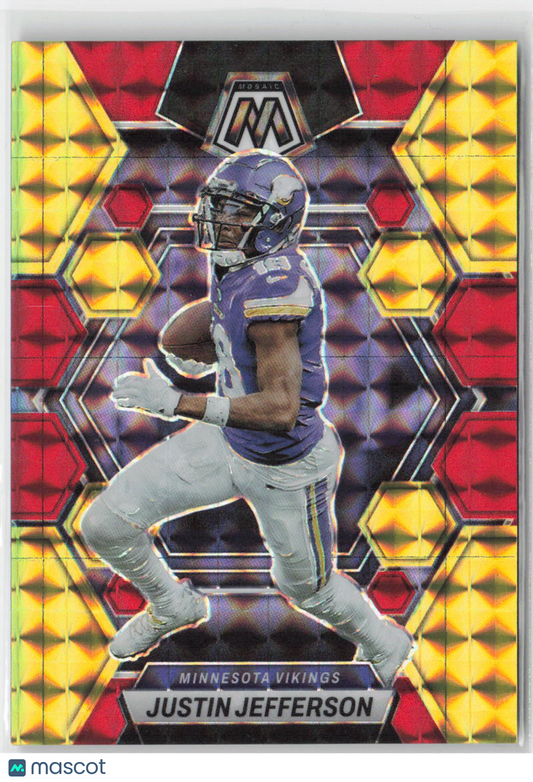 2022 Panini Mosaic Justin Jefferson Choice #152 08/80 #152