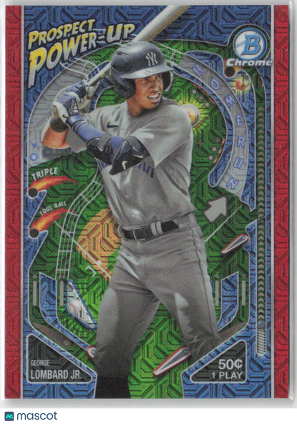 2024 Bowman George Lombard Jr. Power-Up Red Refractor 1/5 #PP-17