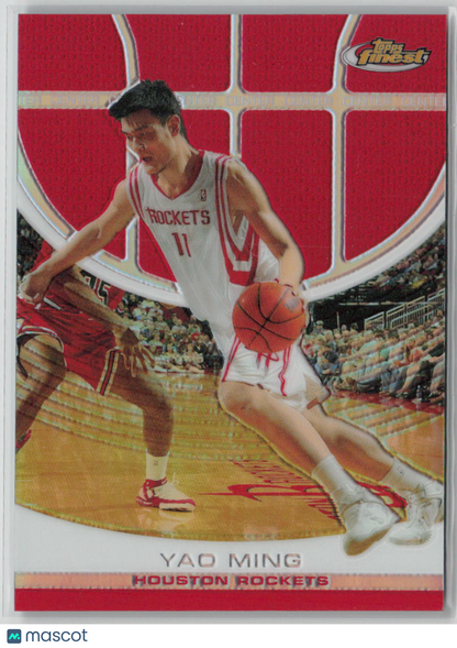 2006 Topps Finest Red Refractor Yao Ming 067/169 #21
