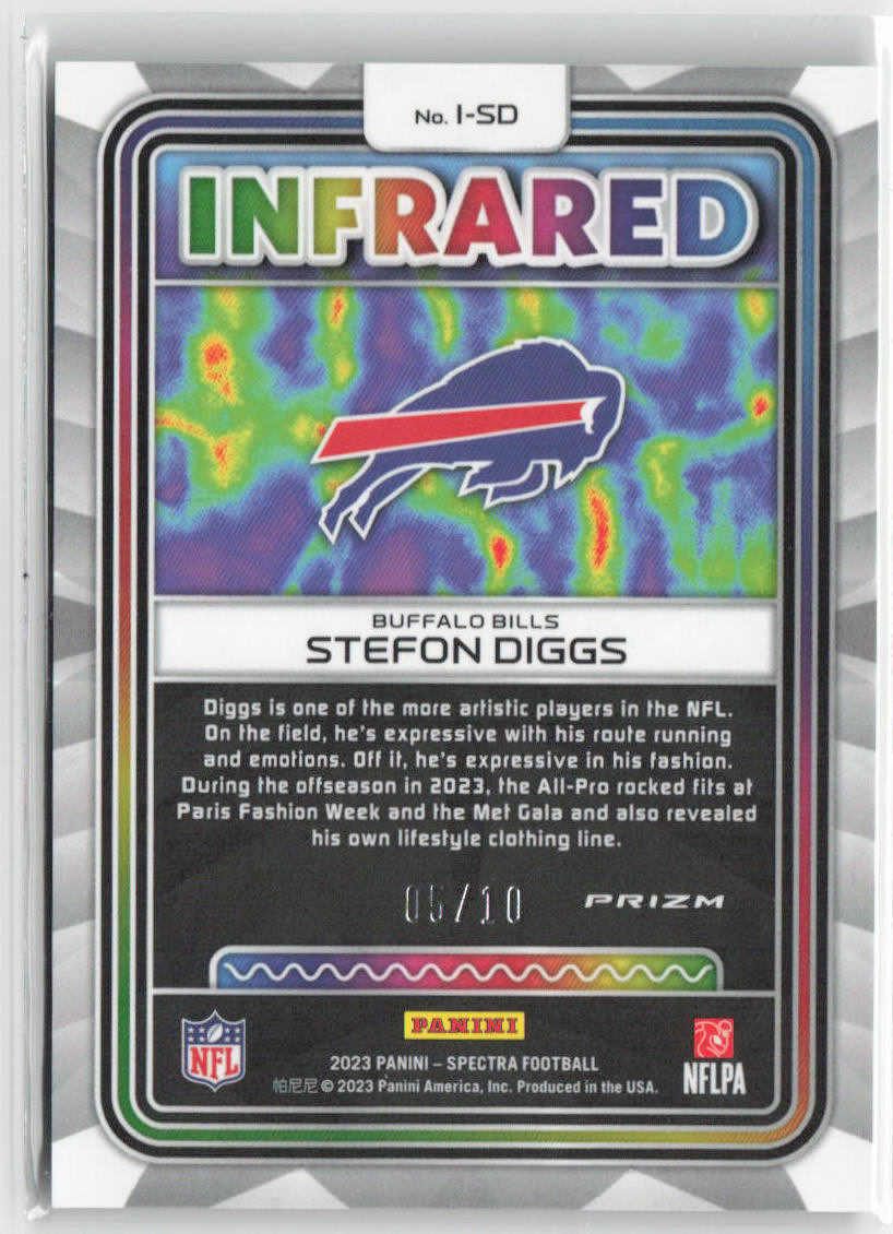 2023 Panini Stefon Diggs Infrared #05/10 #1-SD