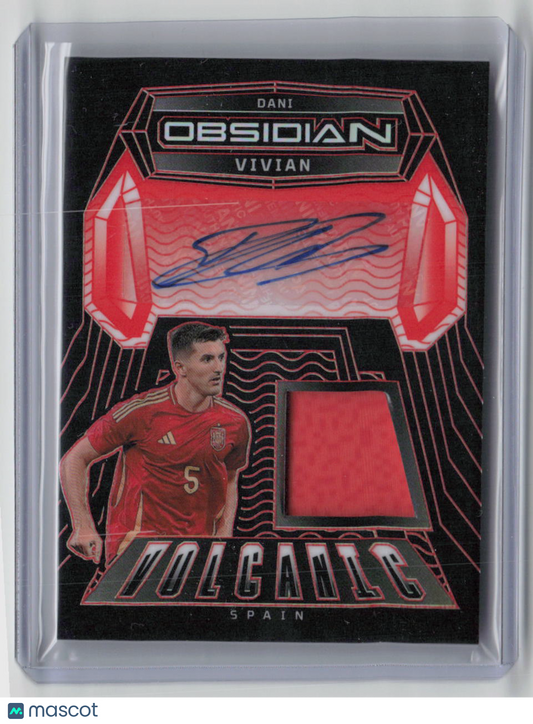 2022-23 Panini Obsidian Volcanic Dani Vivian Autograph Patch 120/149 #VS-DVN