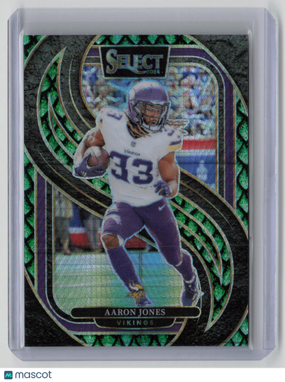 2024 Panini Select Prizm Aaron Jones Dragon Scale 11/81 #102