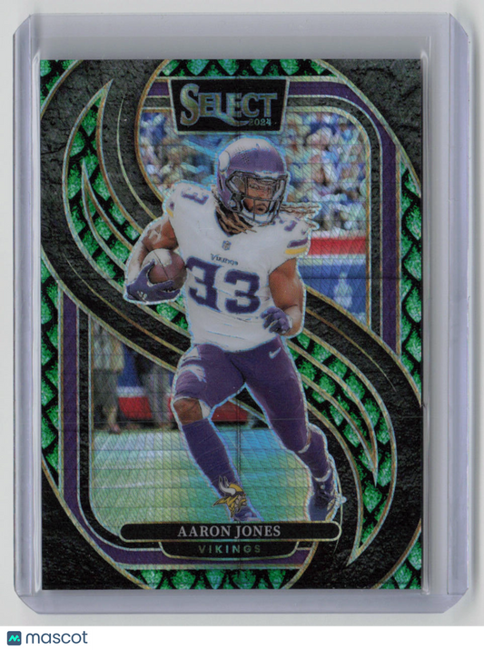 2024 Panini Select Prizm Aaron Jones Dragon Scale 11/81 #102