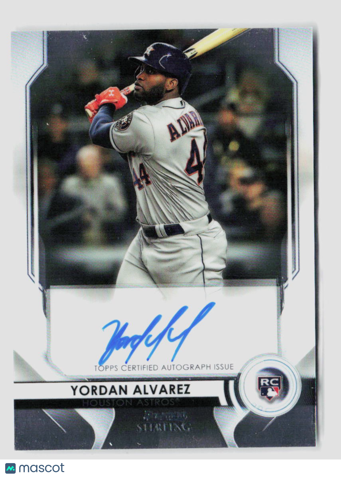 2020 Topps Bowman Sterling Yordan Alvarez Rookie Autographs #BSRA-YA