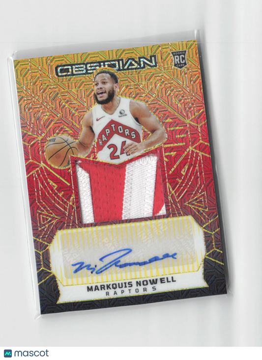 2023 Panini Obsidian Markquis Nowell RPA Rookie Patch Auto 01/10 #237