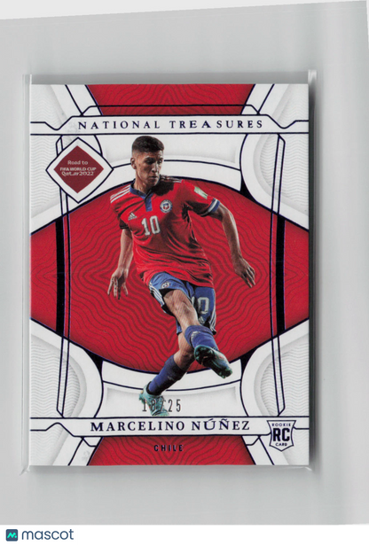 2022 National Treasures Marcelino Núñez Rookie 18/25 #26