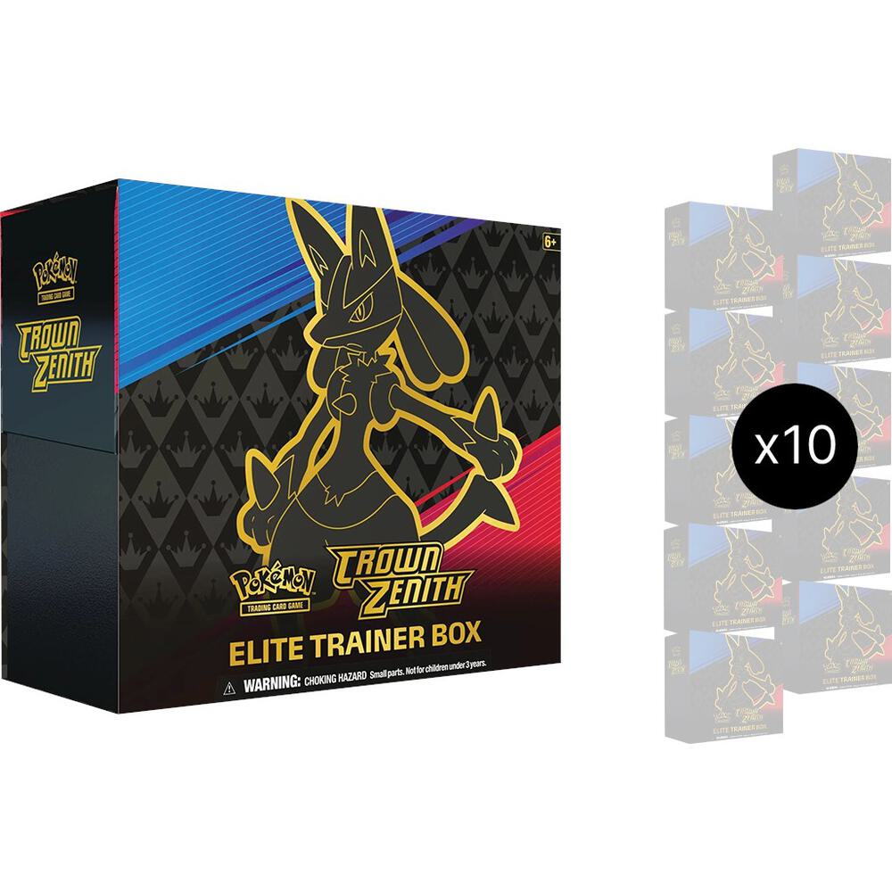 Crown Zenith Elite Trainer Box Sealed Case (10 Boxes)