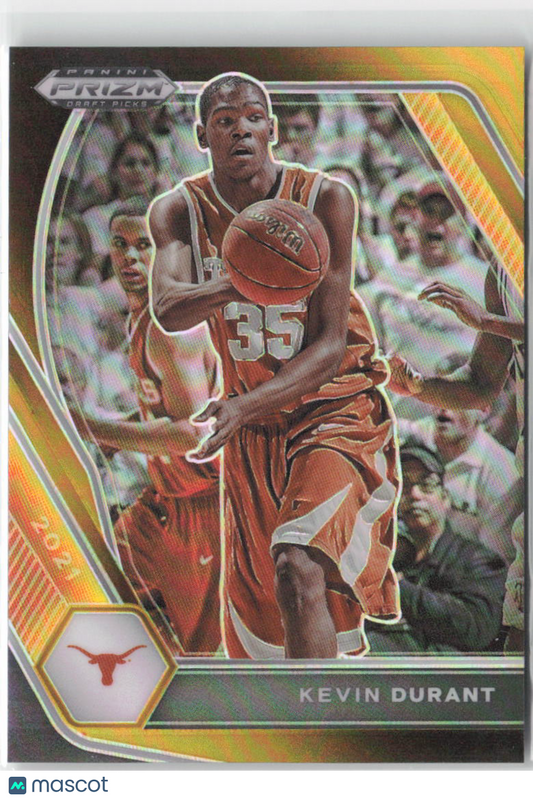 2021 Panini Prizm Draft Picks Kevin Durant Black Gold 5/5 #52