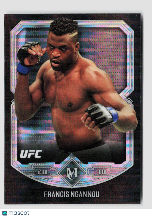 2018 Topps Museum Collection UFC Francis Ngannou 47/50 Sonar #UFCM-FN