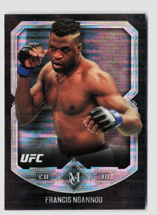 2018 Topps Museum Collection UFC Francis Ngannou 47/50 Sonar #UFCM-FN