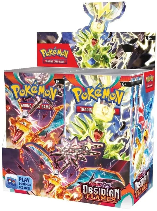 Pokemon Scarlet & Violet-Obsidian Flames Booster Box (36 Packs)