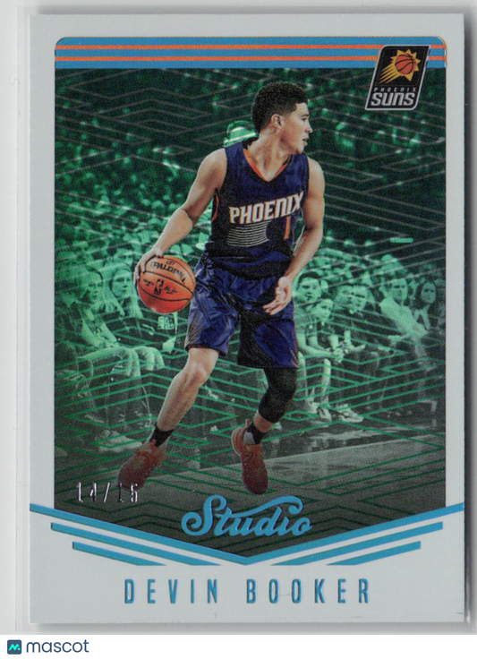2016-17 Panini Studio Devin Booker 14/15 #20
