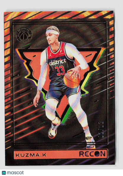 2023-24 Panini Recon Kyle Kuzma Orange Swirl 02/12 #98