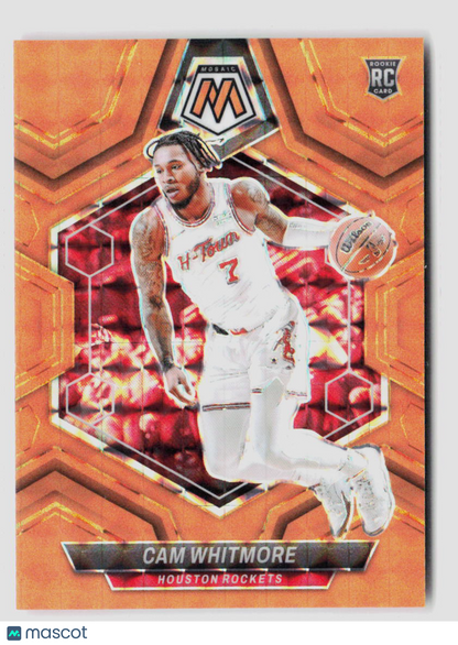 2023 Panini Mosaic Cam Whitmore Orange Fluorescent SSP RC 18/25 #217