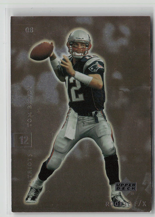 2001 Upper Deck F/X Tom Brady Rookie #54