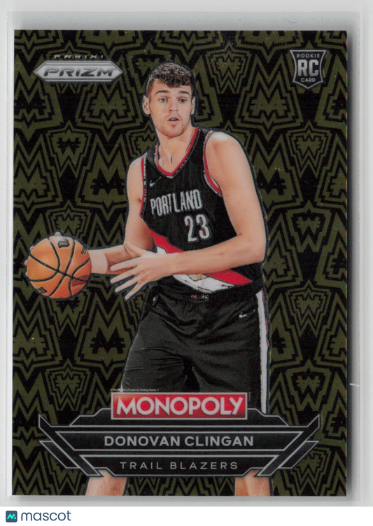 2024-25 Panini Prizm Monopoly Donovan Clingan RC #B23