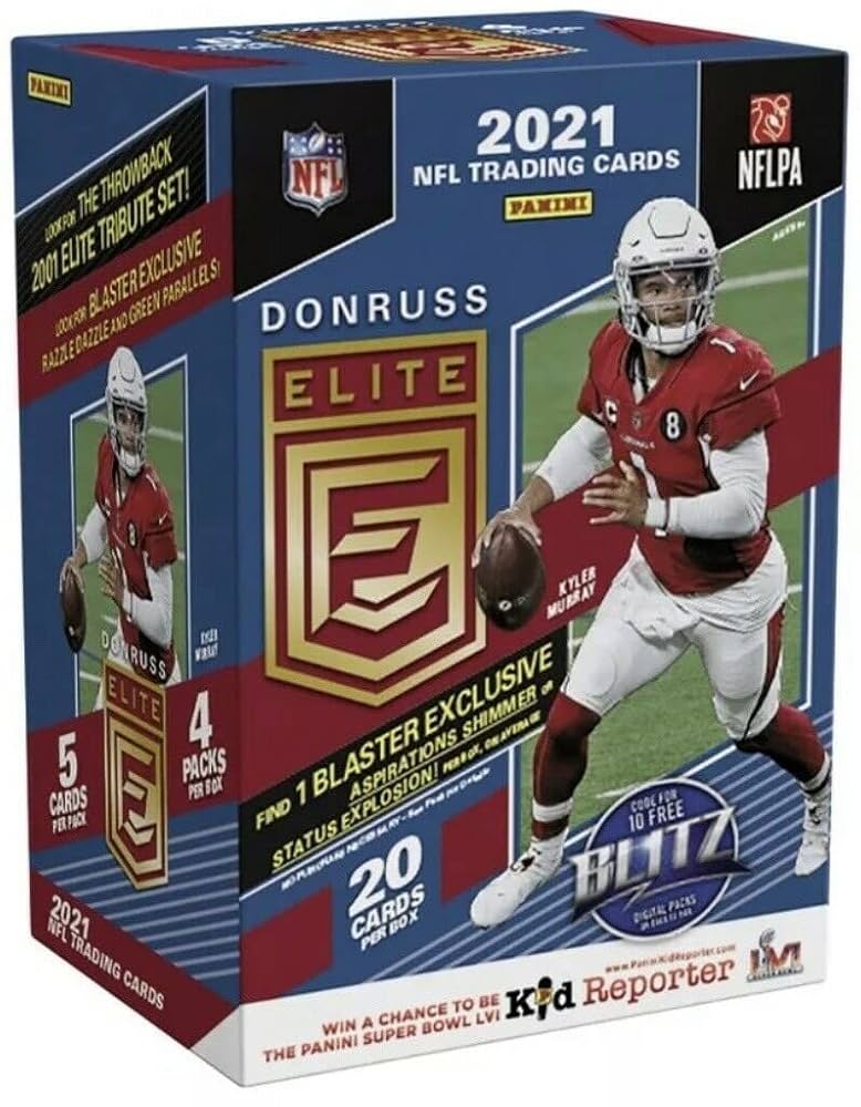 2021 Panini Donruss Elite Football NFL Blaster Box