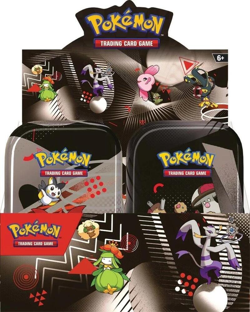 Pokemon Unova Black Bolt White Flare Mini Tin