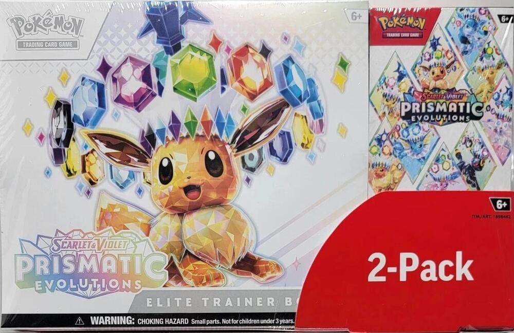 Prismatic Evolutions Costco 2 Pack Bundle (ETB+Booster Bundle)