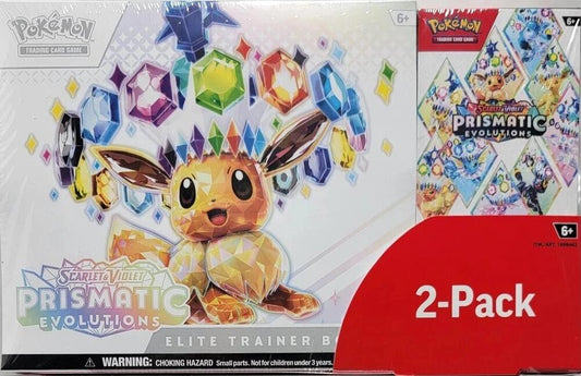 Prismatic Evolutions Costco 2 Pack Bundle (ETB+Booster Bundle)