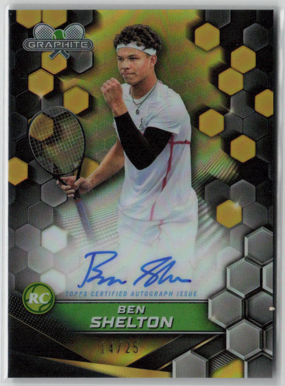 2024 Topps Graphite Tennis Ben Shelton Auto 14/25 #GS-BSN