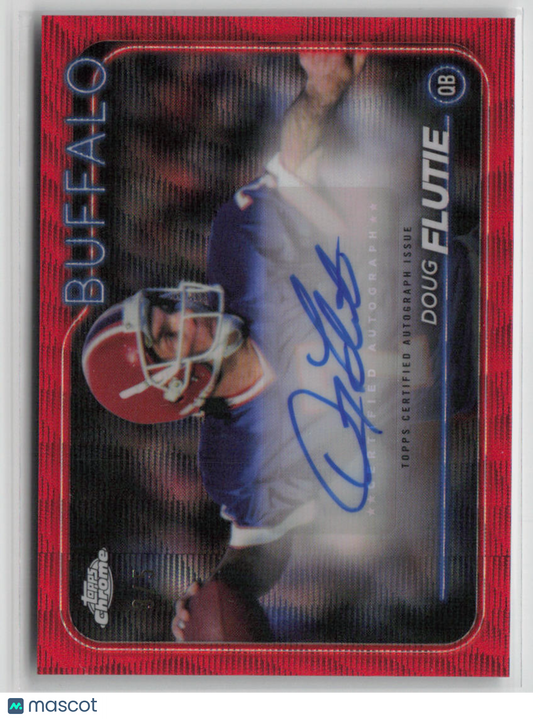 2024 Topps Chrome Doug Flutie Autograph Red Refractor Autograph #BA-DFL
