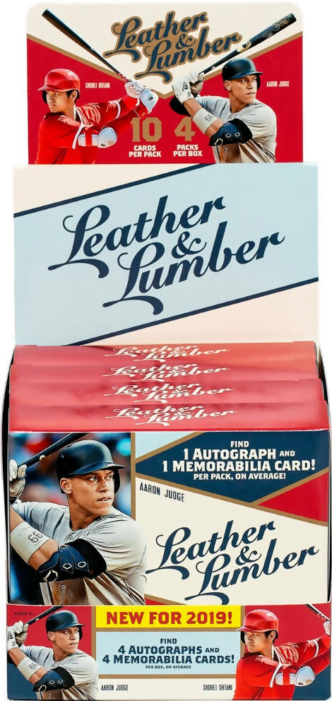 2019 Panini Leather & Lumber Baseball Hobby Box