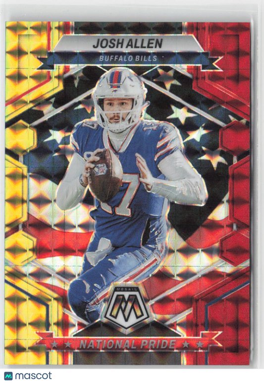 2023 Panini Mosaic Josh Allen 15/80 Red Yellow Choice #257