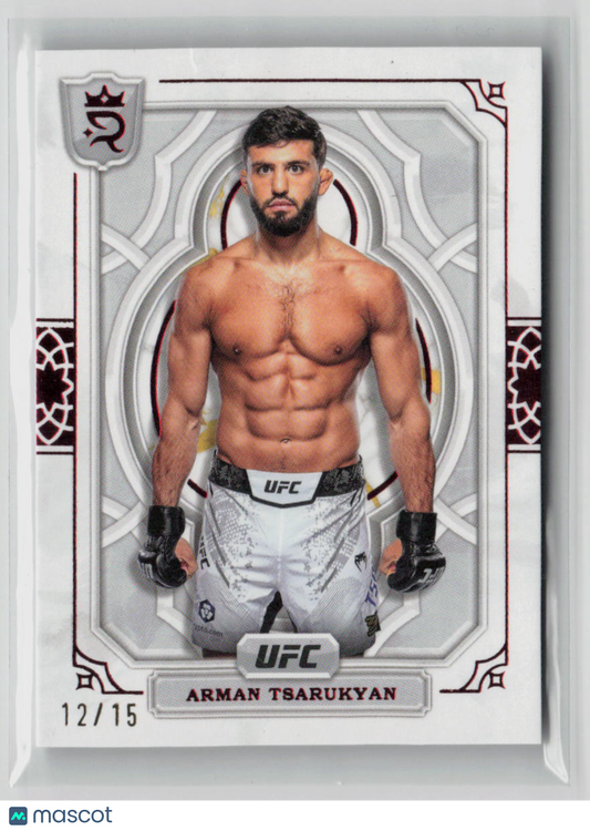 2024 Topps UFC Royalty Arman Tsarukyan Red 12/15 #89