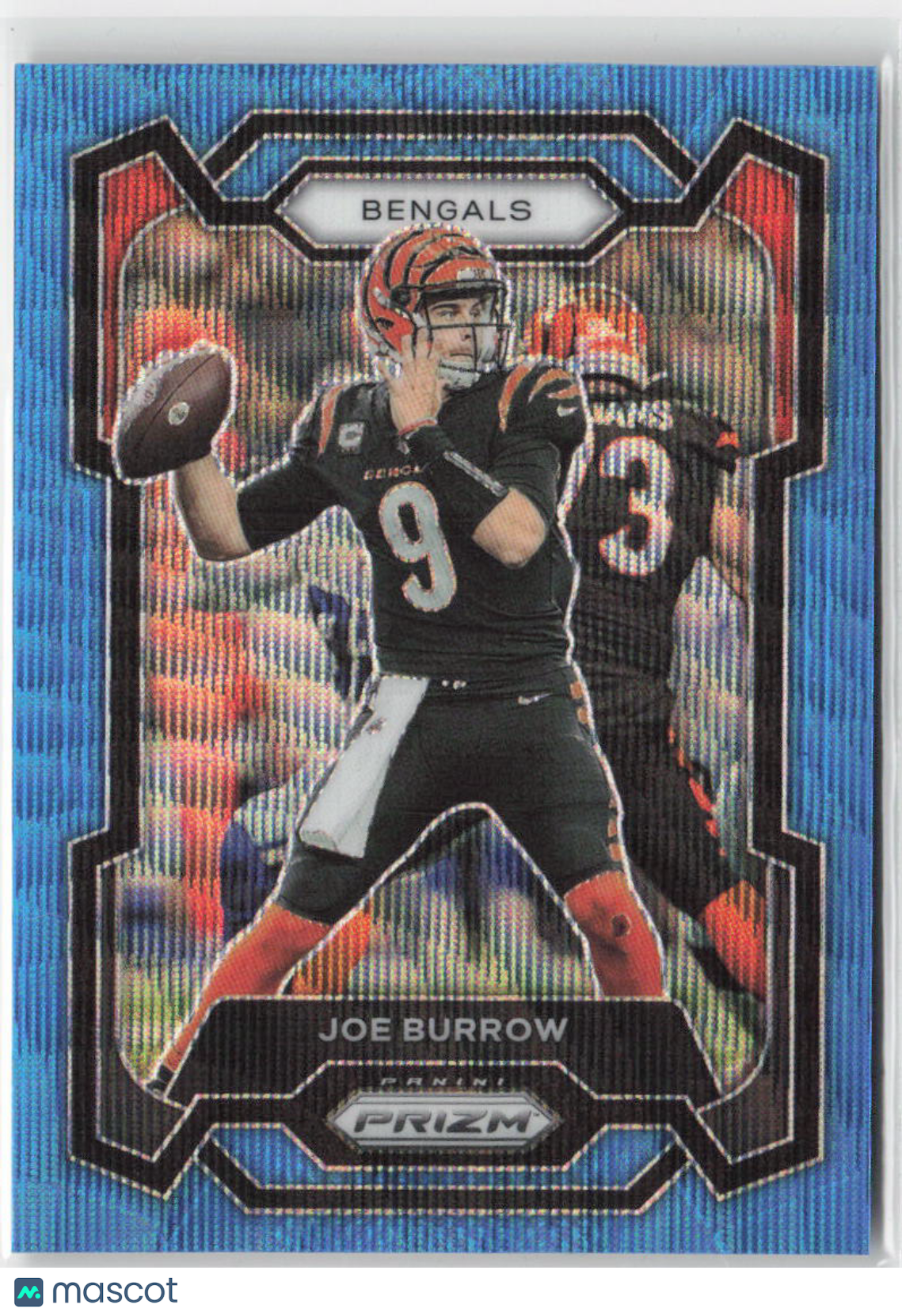 2023 Panini Prizm Joe Burrow 015/199 Blue Wave #57