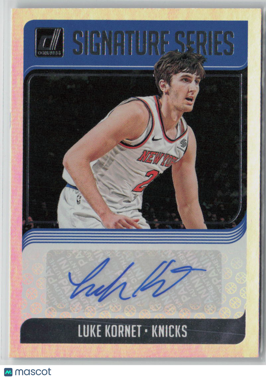 2018-19 Panini Donruss Signature Series Luke Kornet Autograph #SG-LKN