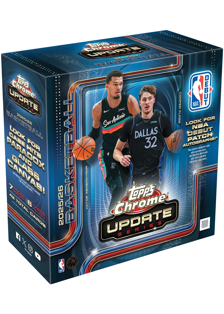 2025/26 Topps Chrome Update Series Basketball Mega Box