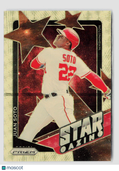 2021 Panini Prizm Juan Soto Star Gazing Gold Vinyl 1/1 #SG5