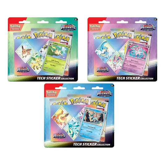 Pokemon Prismatic Evolutions Sticker Collection