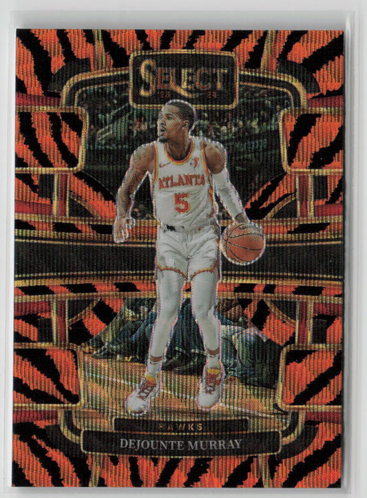 2023 Panini Select Dejounte Murray Tiger Prizm #27