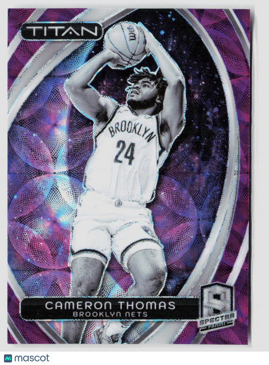 2023 Panini Spectra Cameron Thomas Titan Purple 08/15 #7