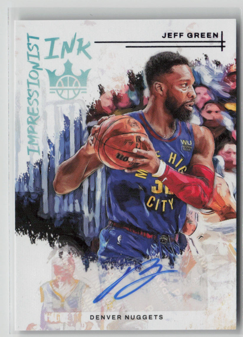 2022 Panini Court Kings Jeff Green 27/35 Impressionist Ink #27