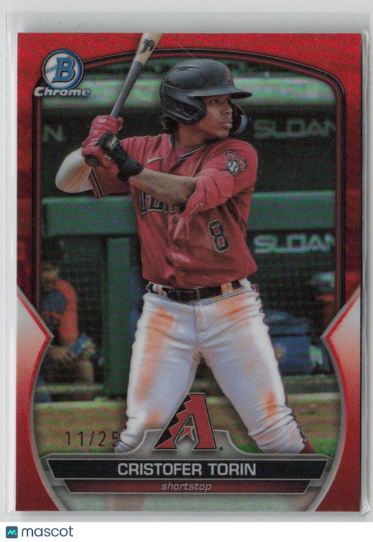 2023 Bowman Chrome Cristofer Torin 11/25 Orange #BDC-148