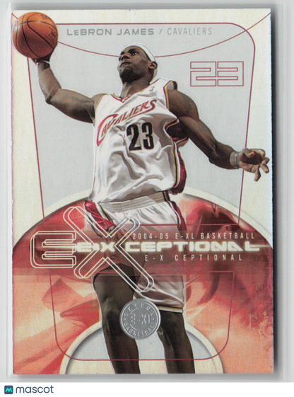 2004-05 Fleer E-X EXceptional LeBron James #2 of 10 EXQ