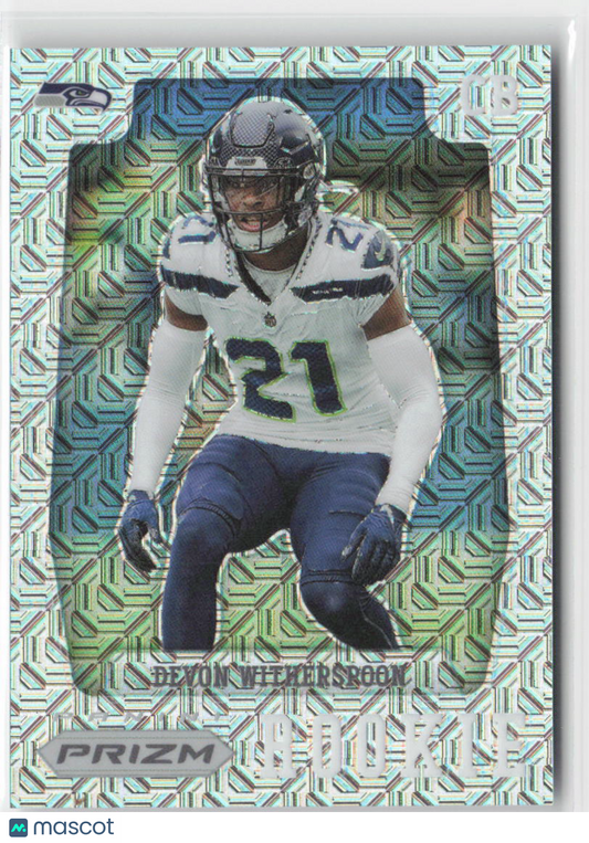 2023 Prizm Devon Witherspoon Rookie Throwback Variation Mojo 08/25 PFR-5