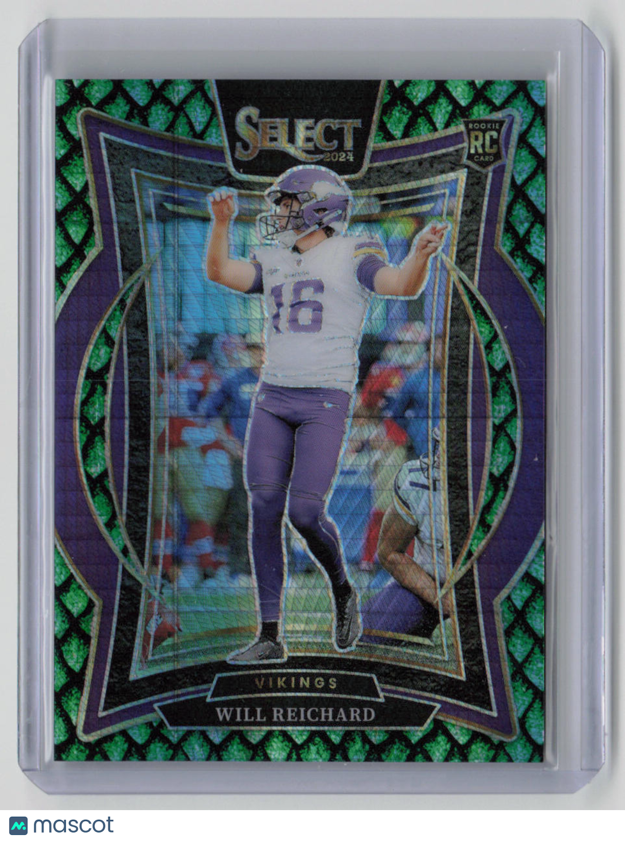 2025 Panini Select Prizm Will Reichard RC 20/81 Dragon Scale #21