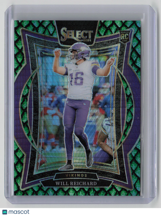 2025 Panini Select Prizm Will Reichard RC 20/81 Dragon Scale #21