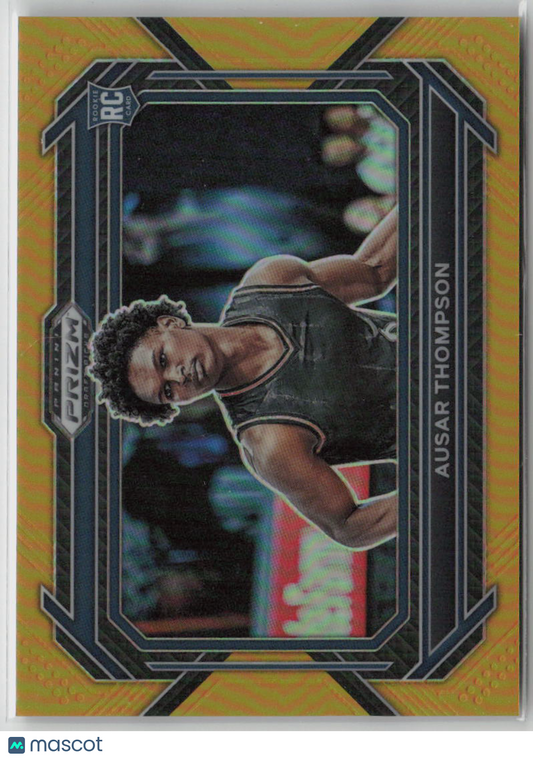 2023 Panini Prizm Ausar Thompson Rookie Gold 10/10 #17