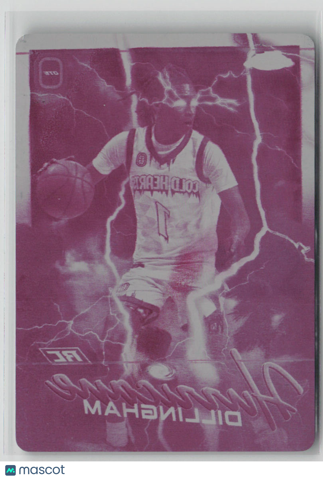 2023 Topps Chrome OTE Rob Dillingham Rookie Magenta Printing Plate 1/1 #H-13