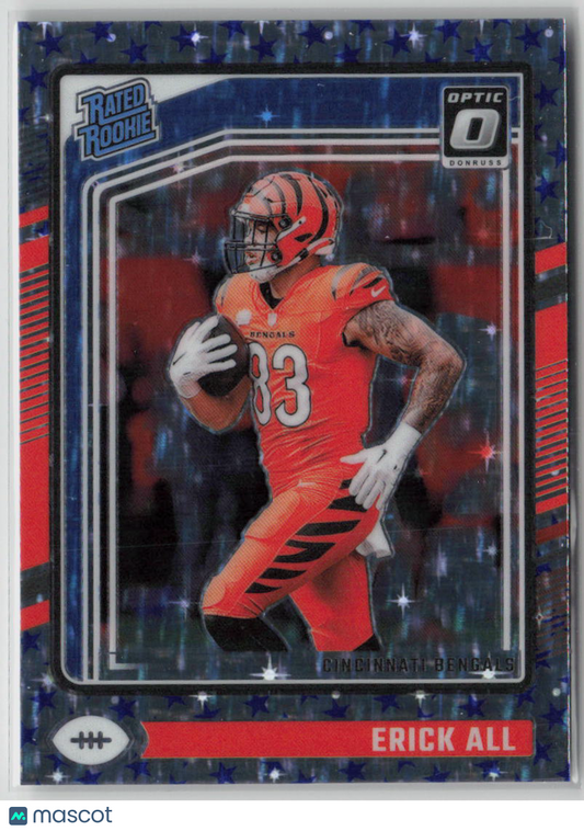 2024 Panini Donruss Optic Prizm Rated Rookie Erick All Blue Stars #233