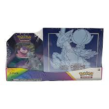 Chilling Reign Elite Trainer Box + Slowbro Heroes V Tin Sealed