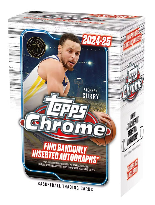2024 Topps Chrome Basketball Blaster Value Box