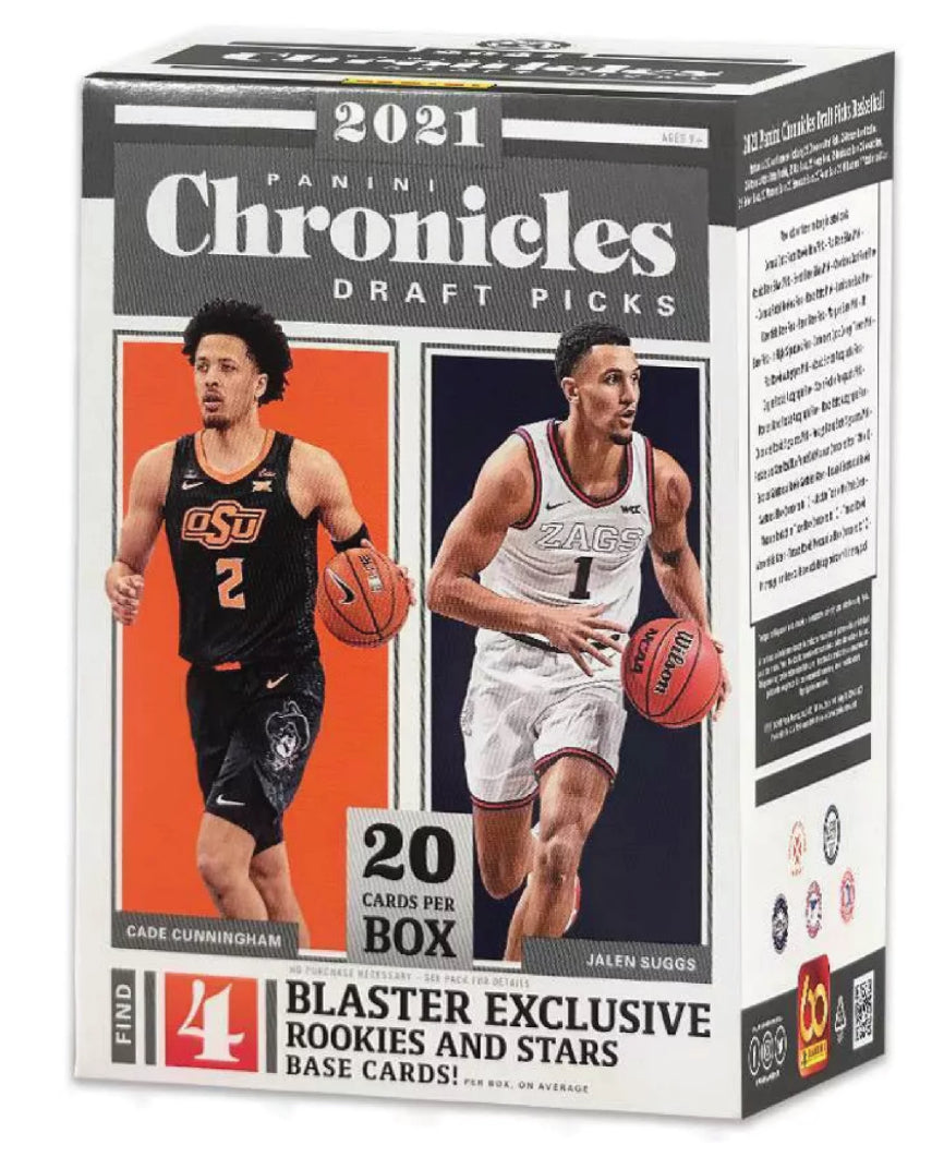 2021 Panini Chronicles Basketball Draft Picks Blaster Box