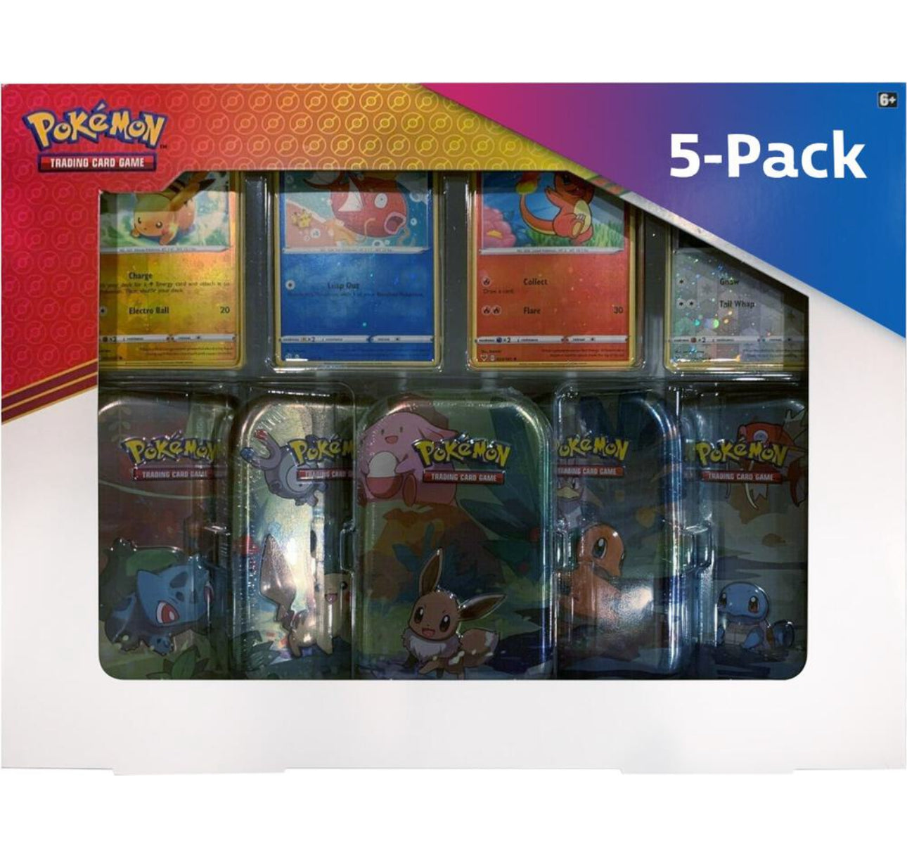 Pokemon Kanto Friends Mini Tins 5-Pack